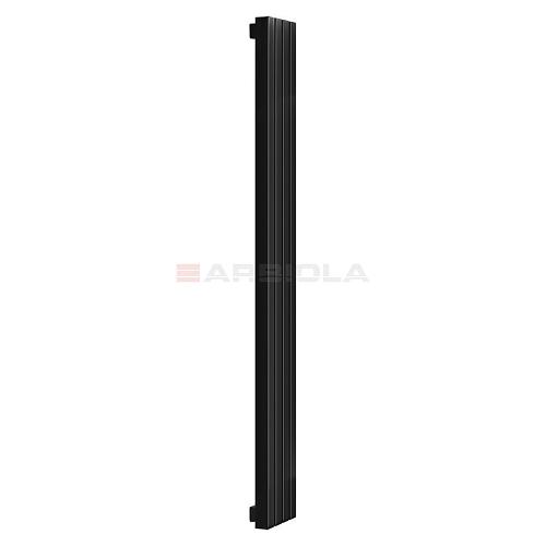 Arbiola Mono H 1500-60-10 секции черный вертикальный радиатор c боковым подключением