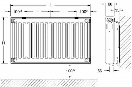 Buderus Logatrend K-Profil 21 300 1000 