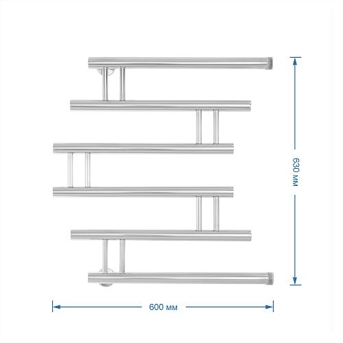 Energy Modern 600x500 белый матовый Водяной полотенцесушитель 