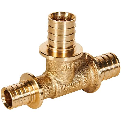 ROMMER Тройник переходной 20x20x16 для труб из сшитого полиэтилена осевой