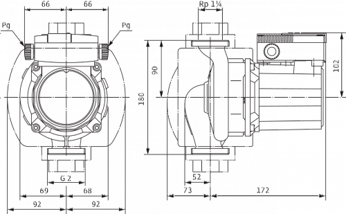 Wilo TOP-Z 30/10 EM PN6/10 RG Циркуляционный насос