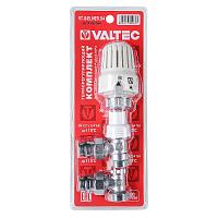 Valtec 1/2 x 3/4" Комплект терморегулирующего оборудования для радиатора угловой с переходом на евроконус