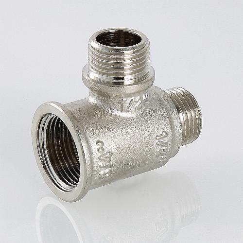 Valtec 3/4" х 1/2" х 3/4" Тройник переходной с двумя переходами на наружную резьбу