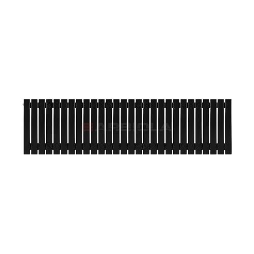 Arbiola Mono H 600-60-28 секции черный вертикальный радиатор c боковым подключением