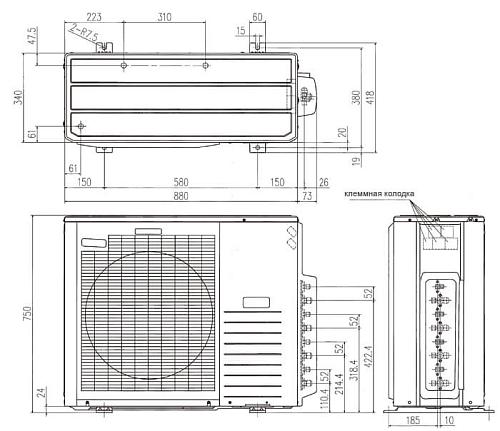 Наружный блок Mitsubishi Heavy SCM71ZJ-S  inventor