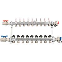 РЕХАУ К-т коллекторов HKV-D из нерж. стали на 9 контура с шар. кранами