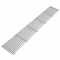 Решетка продольная алюминиевая Techno Vita 185-2400 белая