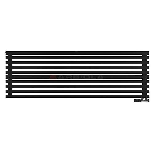 Arbiola Ritmo Gorizont V 1800-40-10 секций чёрный горизонтальный радиатор c нижним подключением