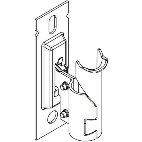 Arbonia Кронштейн зажимной фиксированный для трубчатых радиаторов RAL9016