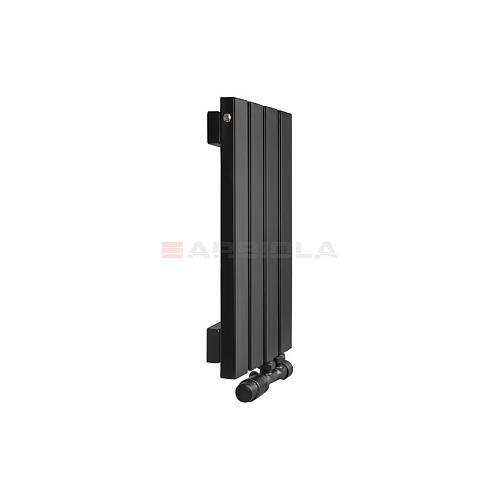 Arbiola Liner V 600-36-28 секции черный вертикальный радиатор c нижним подключением
