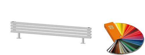 Arbiola Gorizont Ritmo HZ 500-40-10 секции цветной горизонтальный  радиатор c боковым подключением (с ножками) 