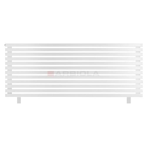 Arbiola Gorizont Ritmo HZ 1800-40-12 секций белый горизонтальный  радиатор c боковым подключением (на ножках)