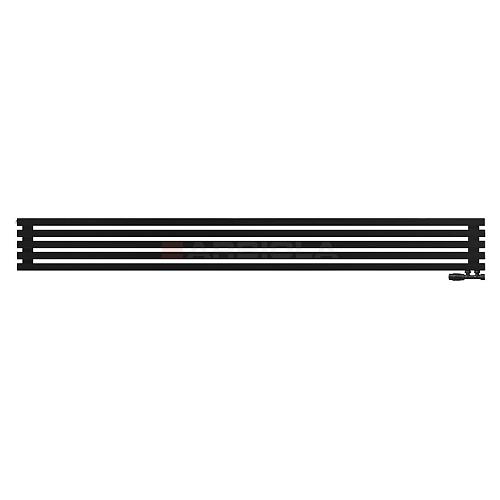 Arbiola Ritmo Gorizont V 2500-40-05 секций чёрный горизонтальный радиатор c нижним подключением
