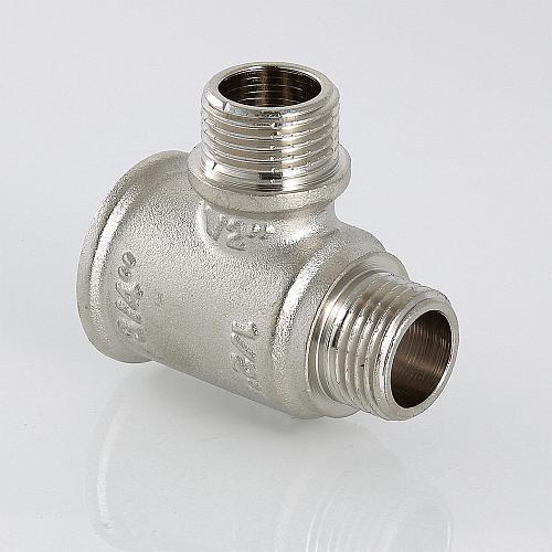 Valtec 3/4" х 1/2" х 3/4" Тройник переходной с двумя переходами на наружную резьбу