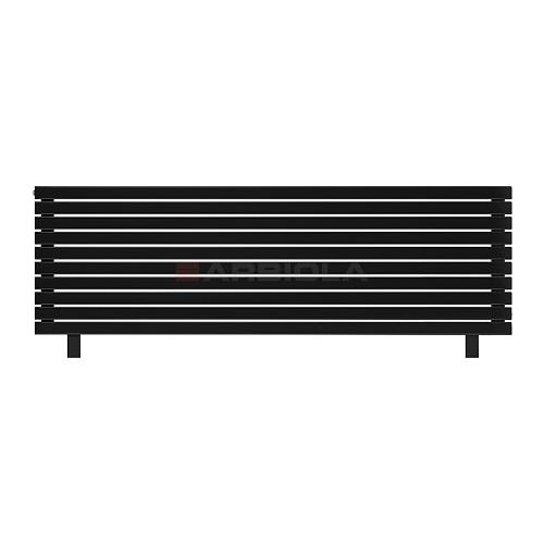 Arbiola Gorizont Liner HZ 2000-36-10 секции черный горизонтальный радиатор c боковым подключением с ножками