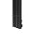 Arbiola Compact H 500-63-23 секции черный вертикальный радиатор c боковым подключением