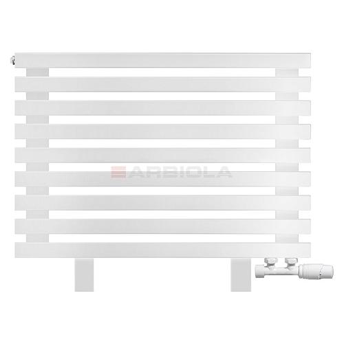 Arbiola Gorizont Ritmo VZ 1000-40-09 секций белый горизонтальный  радиатор c нижним подключением (на ножках)