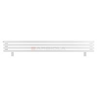 Arbiola Gorizont Ritmo HZ 1750-40-04 секции белый горизонтальный  радиатор c боковым подключением (на ножках)