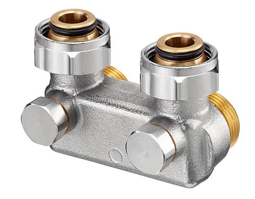 Oventrop Multimodul 3/4"НРх3/4"НГ Перепускной кран для радиаторов  с функцией отключения