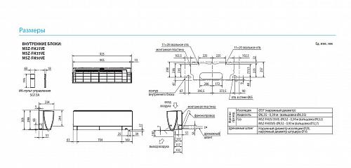 Настенные сплит-системы Mitsubishi Electric MSZ-FH50VE/MUZ-FH50VE Deluxe Inverter