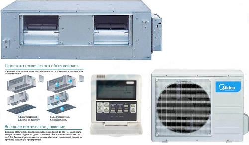 Канальная сплит-система Midea MHC-36HWN1-R/MOU-36HN1-R