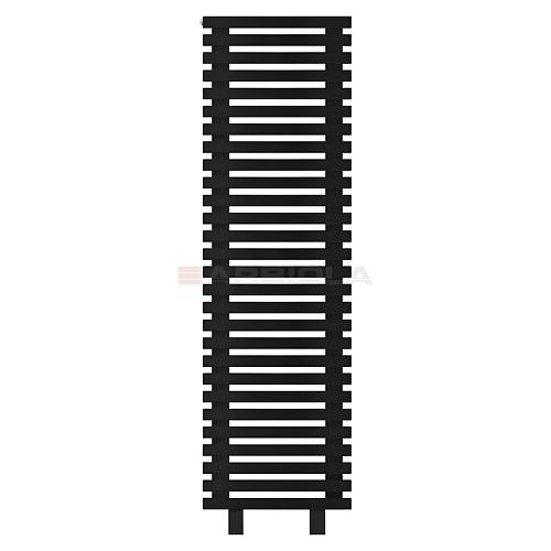 Arbiola Gorizont Ritmo HZ 500-40-28 секций чёрный горизонтальный  радиатор c боковым подключением (на ножках)