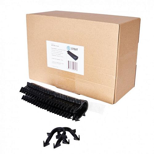 STOUT Кассета для такера (по 25шт скоб якорных для труб диам.16-20мм)