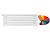 Arbiola Gorizont Iris H 750-42-05 секции цветной горизонтальный радиатор c боковым подключением