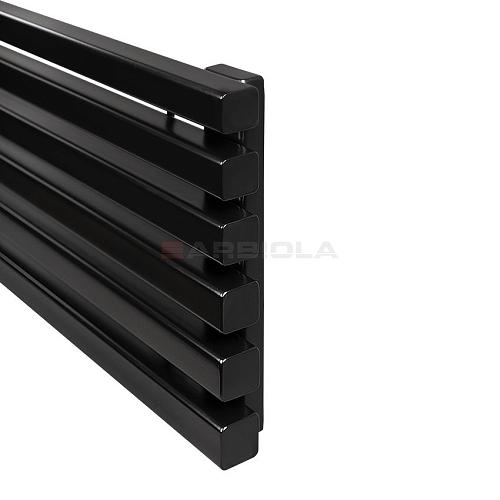 Arbiola Gorizont Ritmo H 500-40-03 секции чёрный горизонтальный  радиатор c боковым подключением
