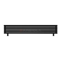 Arbiola Gorizont Liner HZ 2500-36-06 секции черный горизонтальный радиатор c боковым подключением с ножками