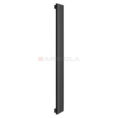 Arbiola Liner H 1800-36-12 секции черный вертикальный радиатор c боковым подключением