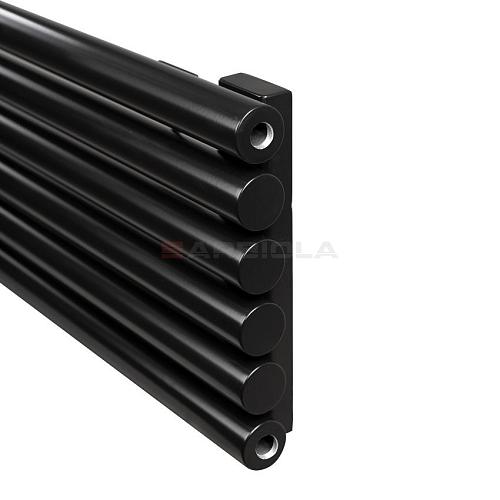 Arbiola Gorizont Iris H 2200-42-12 секции черный горизонтальный радиатор c боковым подключением