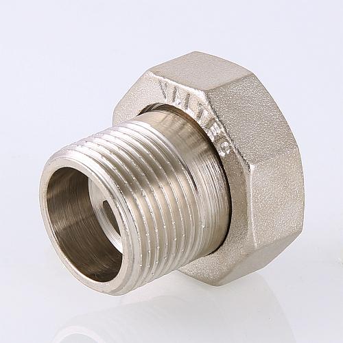 Valtec 1/2" Фитинг резьбовой - полусгон с накидной гайкой