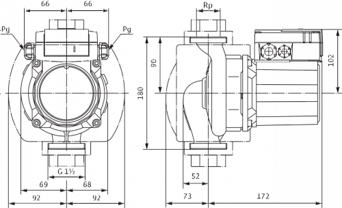 Wilo TOP-Z 25/10 DM PN6/10 Циркуляционный насос