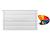 Arbiola Gorizont Iris H 1200-42-15 секции цветной горизонтальный радиатор c боковым подключением