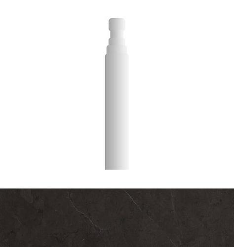 Caesar Anima Angolo Zoccolo Graphite 2x15 см Вставка
