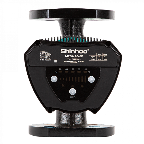 SHINHOO MEGA 40-10F 1x230V Циркуляционный энергоэффективный насос