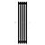  Arbiola Ritmo H 1200-40-05 секции черный вертикальный радиатор c боковым подключением