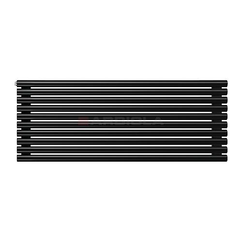 Arbiola Gorizont Iris H 1250-42-10 секции черный горизонтальный радиатор c боковым подключением