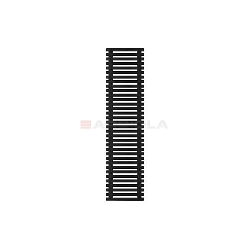 Arbiola Gorizont Ritmo H 500-40-34 секции чёрный горизонтальный  радиатор c боковым подключением