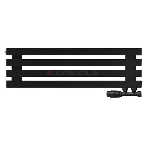 Arbiola Ritmo Gorizont V 750-40-04 секции чёрный горизонтальный радиатор c нижним подключением