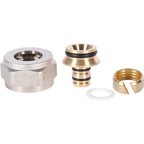 ROMMER Фитинг компрессионный евроконус для труб PEX-AL-PEXb 16х2,6х3/4