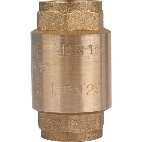 Stout 1/2" Клапан обратный пружинный муфтовый с металлическим седлом