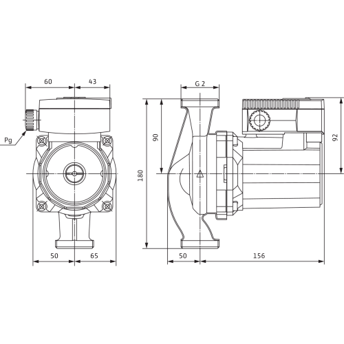 Wilo TOP-RL 30/6,5 EM PN6/10 Циркуляционный насос