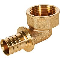 ROMMER Уголок-переходник с внутренней резьбой 25xG1 для трубы из сшитого полиэтилена осевой