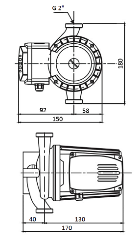 SHINHOO BASIC S 32-8S 180 1x230V Циркуляционный насос