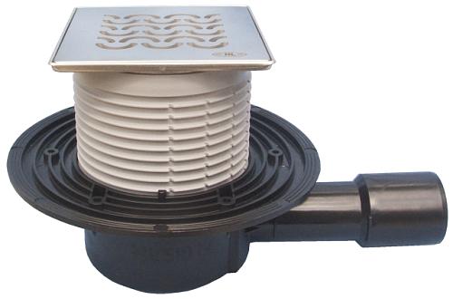 HL 510NPr-3121 Трап с сухим сифоном HL3121 горизонтальный выпуск DN40/50