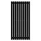 Arbiola Mono H 1000-60-10 секции черный вертикальный радиатор c боковым подключением