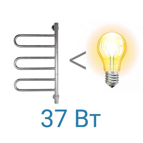 Energy U-chrome G3K 745x400 Электрический  полотенцесушитель 