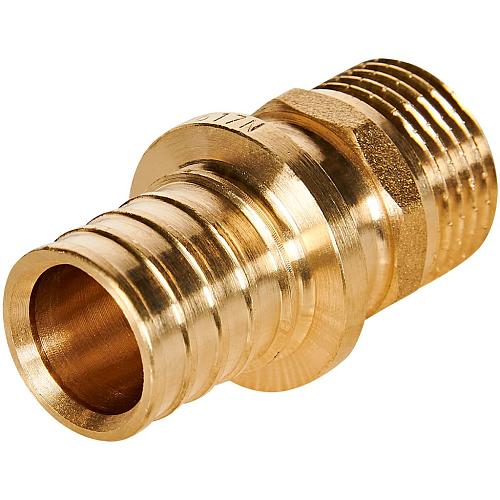 ROMMER Переходник с наружной резьбой 20х2.0xG1/2 для труб из сшитого полиэтилена аксиальный